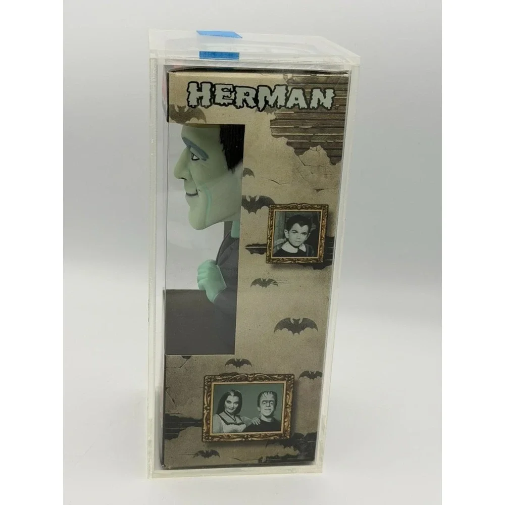 Funko Wacky Wobbler Herman Munster Bobblehead The Munsters w/ Protector Case